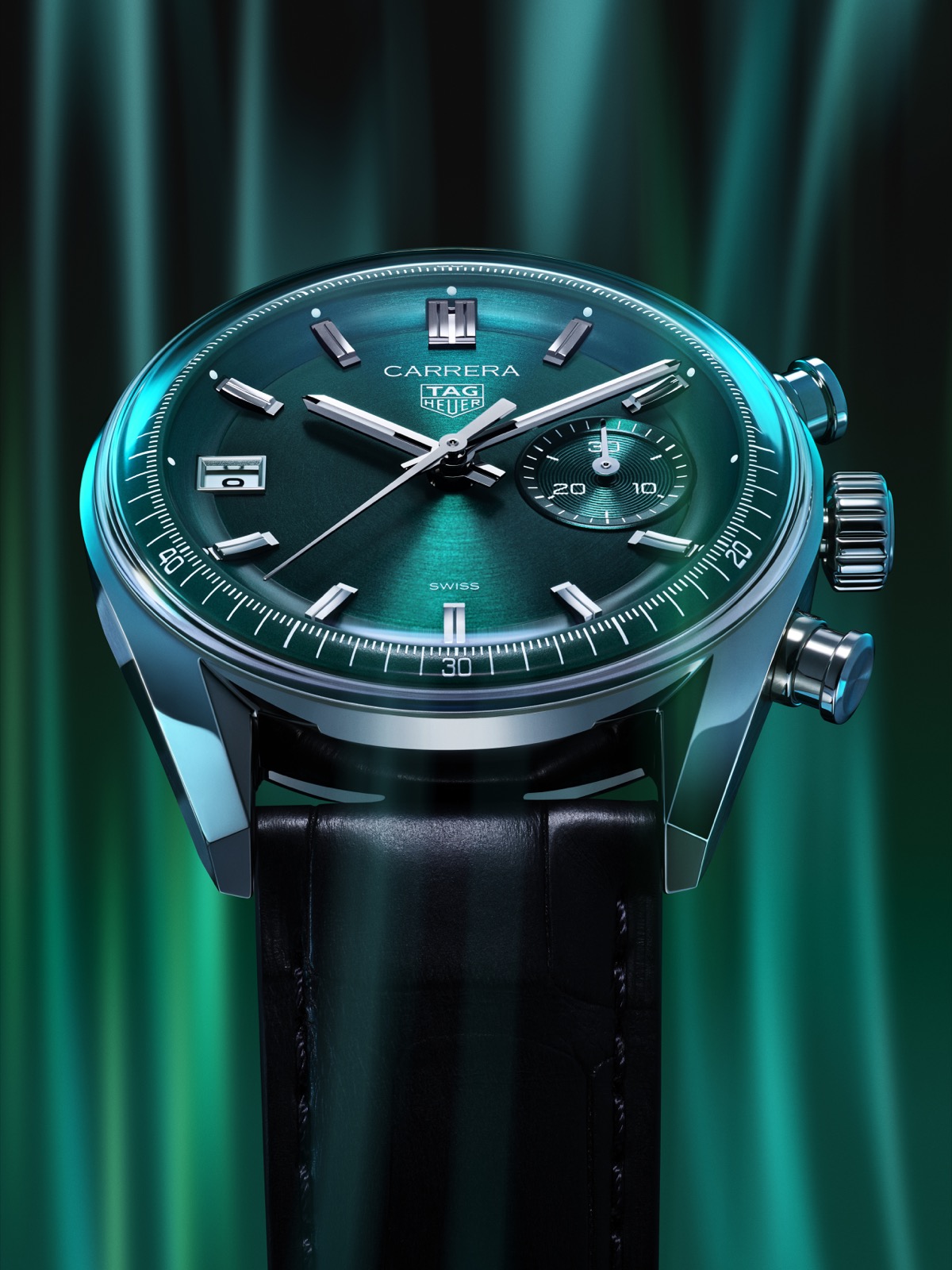 TAG Heuer Carrera Chronograph Glassbox Green