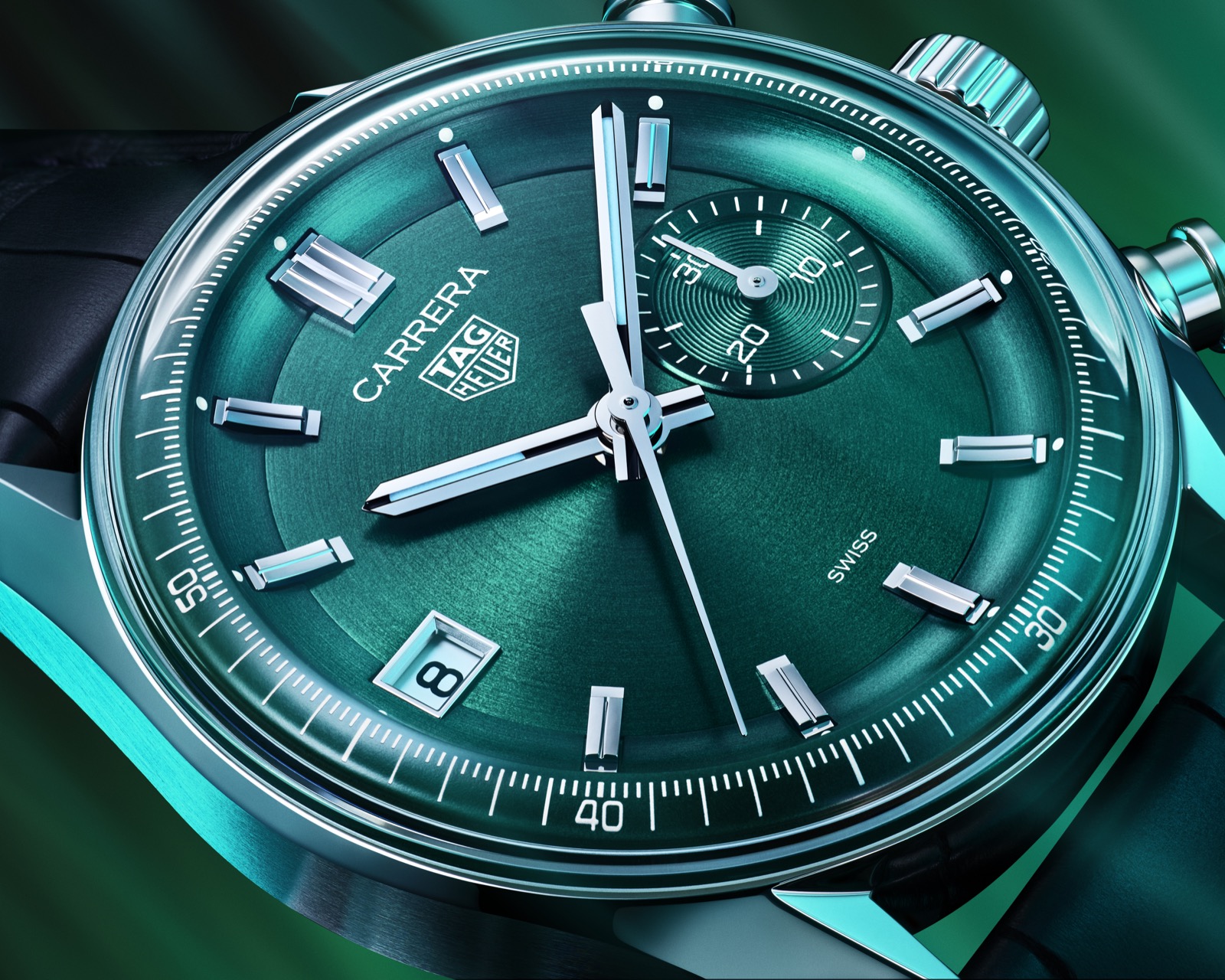 TAG Heuer Carrera Chronograph Glassbox Green