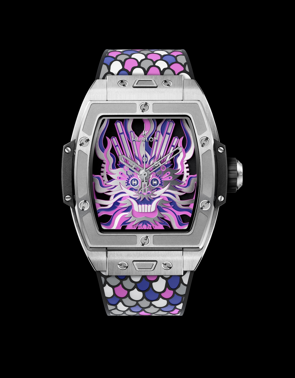 Hublot Spirit of Big Bang Titanium Dragon - front 2
