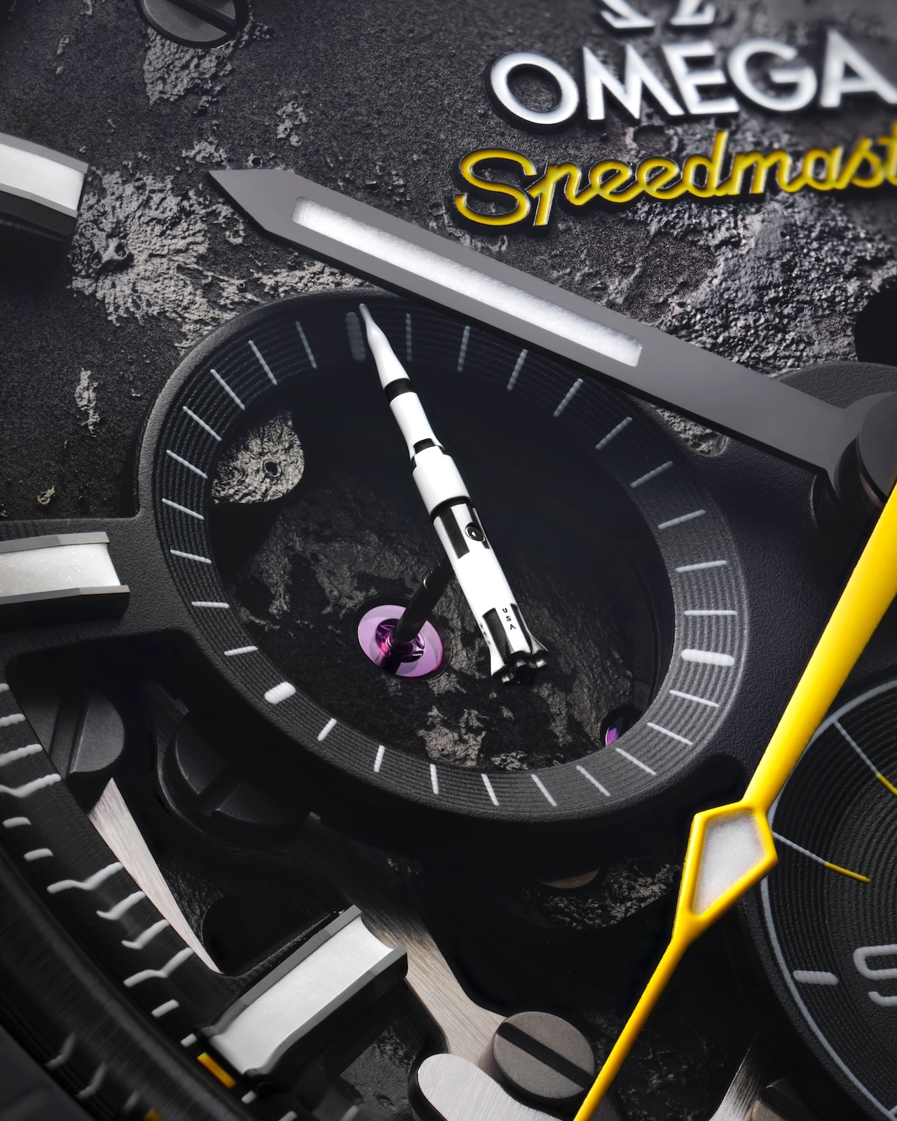 Omega Speedmaster Dark Side of the Moon - rocket