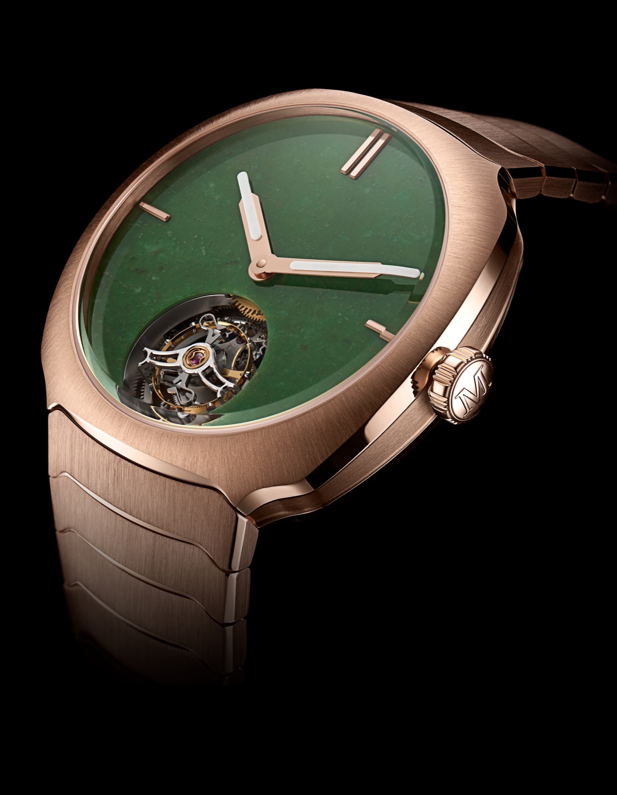 H. Moser & Cie. Streamliner Tourbillon Wyoming Jade
