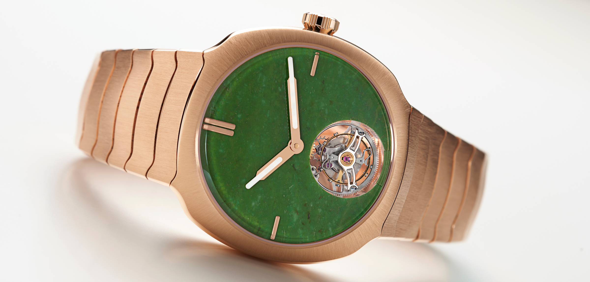 H. Moser & Cie. Streamliner Tourbillon Wyoming Jade