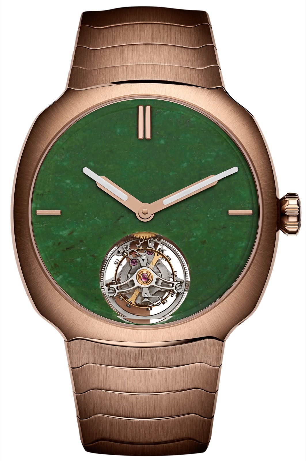 H. Moser & Cie. Streamliner Tourbillon Wyoming Jade