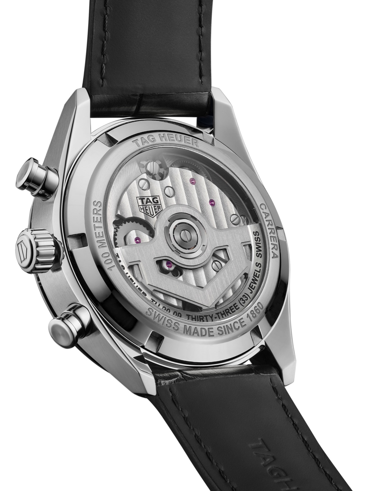 TAG Heuer Carrera Chronograph Tourbillon Glassbox Green