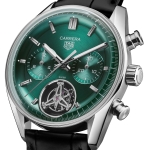 TAG Heuer Carrera Chronograph Tourbillon Glassbox Green