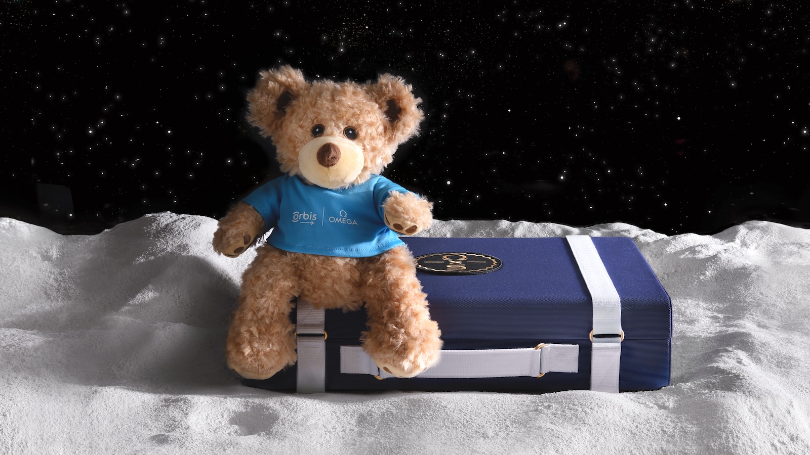 Omega MoonSwatch Moonshine Gold suitcases - ORBIS