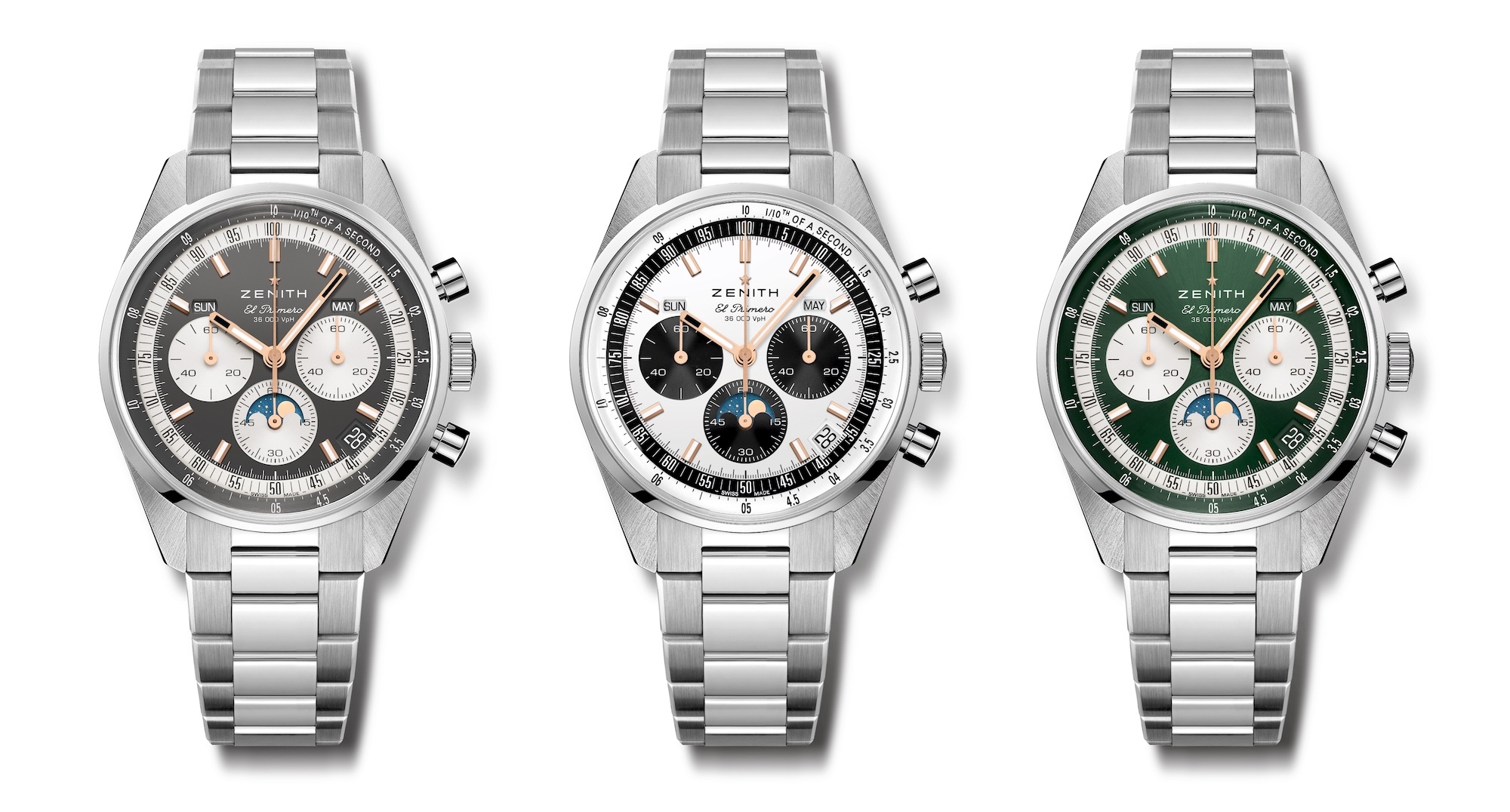 Zenith Chronomaster Original Triple Calendar - trio brazalete