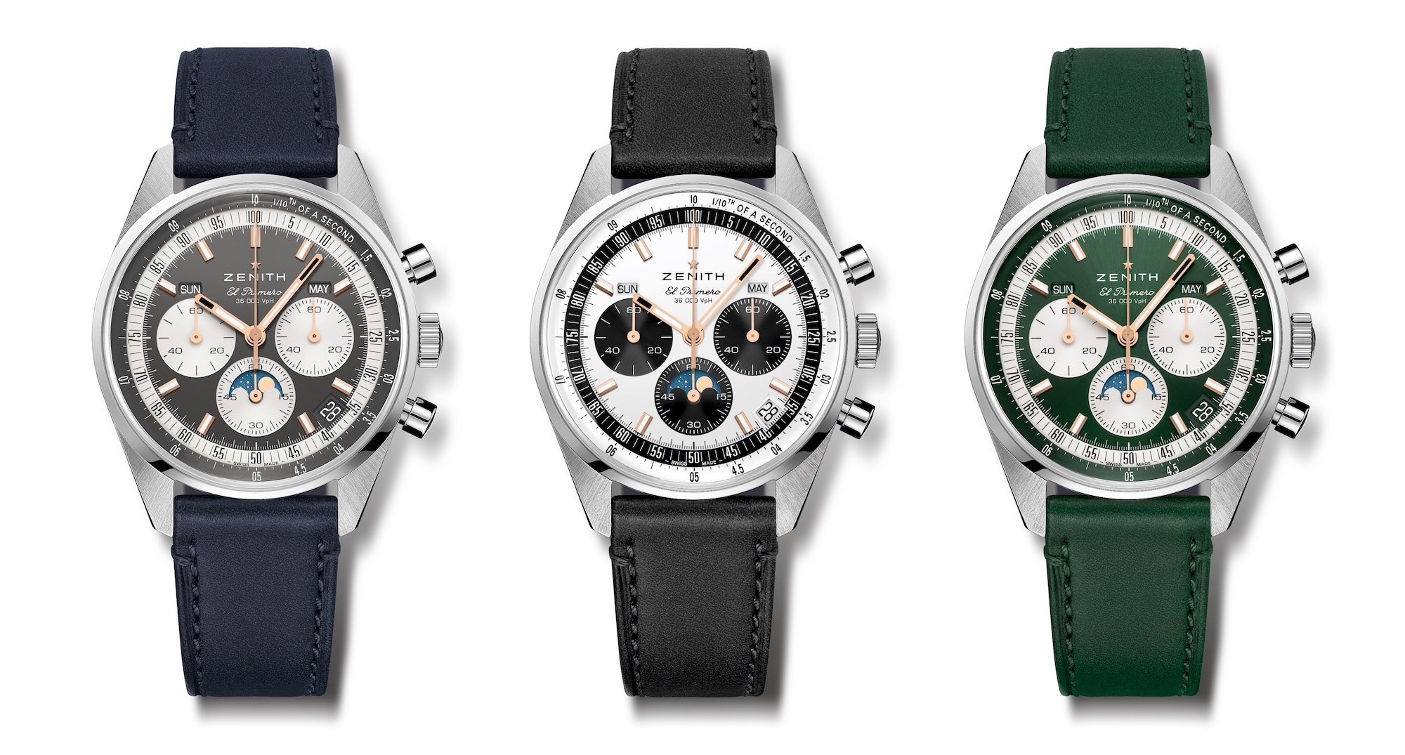 Zenith Chronomaster Original Triple Calendar - trio calf