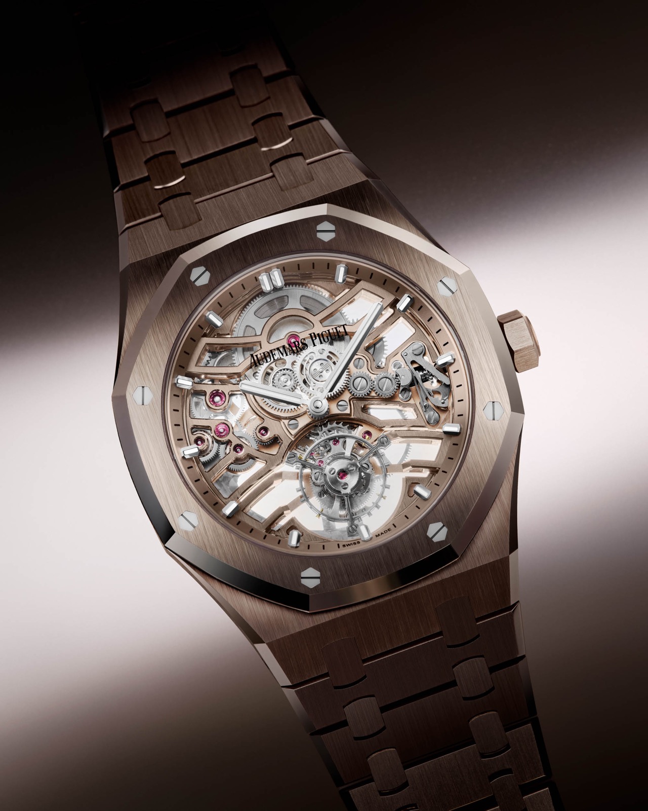Audemars Piguet Royal Oak Flying Tourbillon Openworked “Sand Gold”