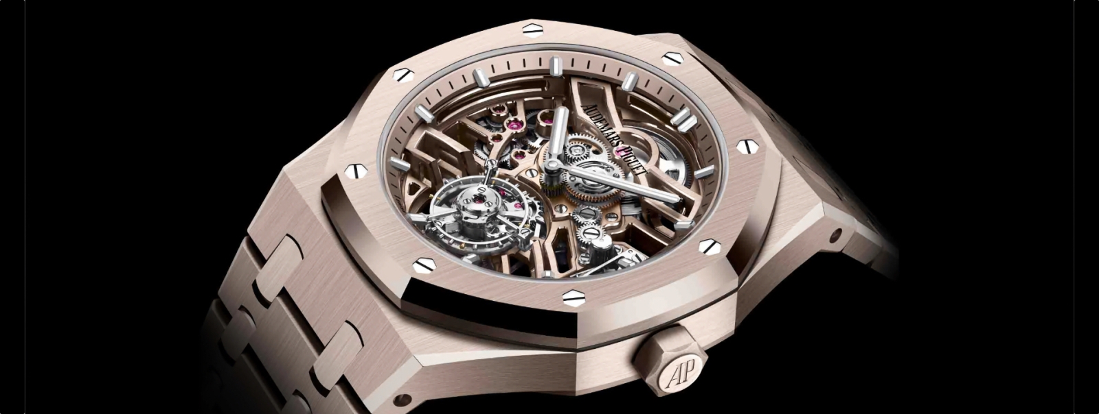 Audemars Piguet Royal Oak Flying Tourbillon Openworked “Sand Gold”