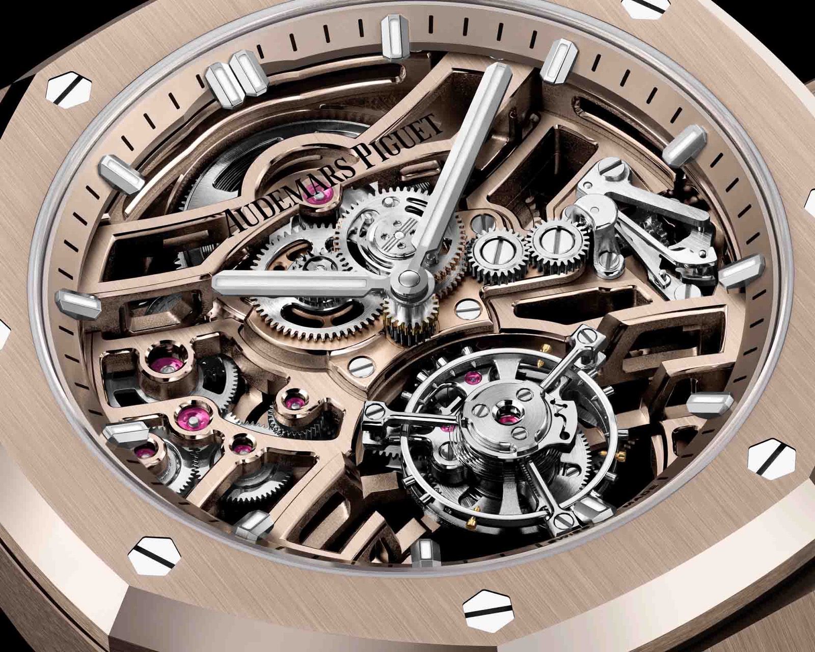 Audemars Piguet Royal Oak Flying Tourbillon Openworked “Sand Gold”