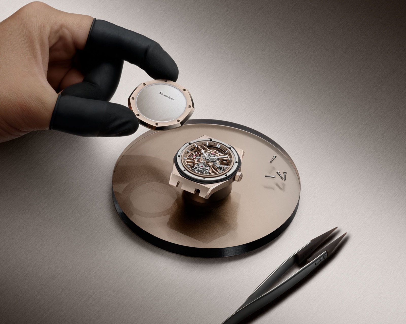 Audemars Piguet Royal Oak Flying Tourbillon Openworked “Sand Gold”
