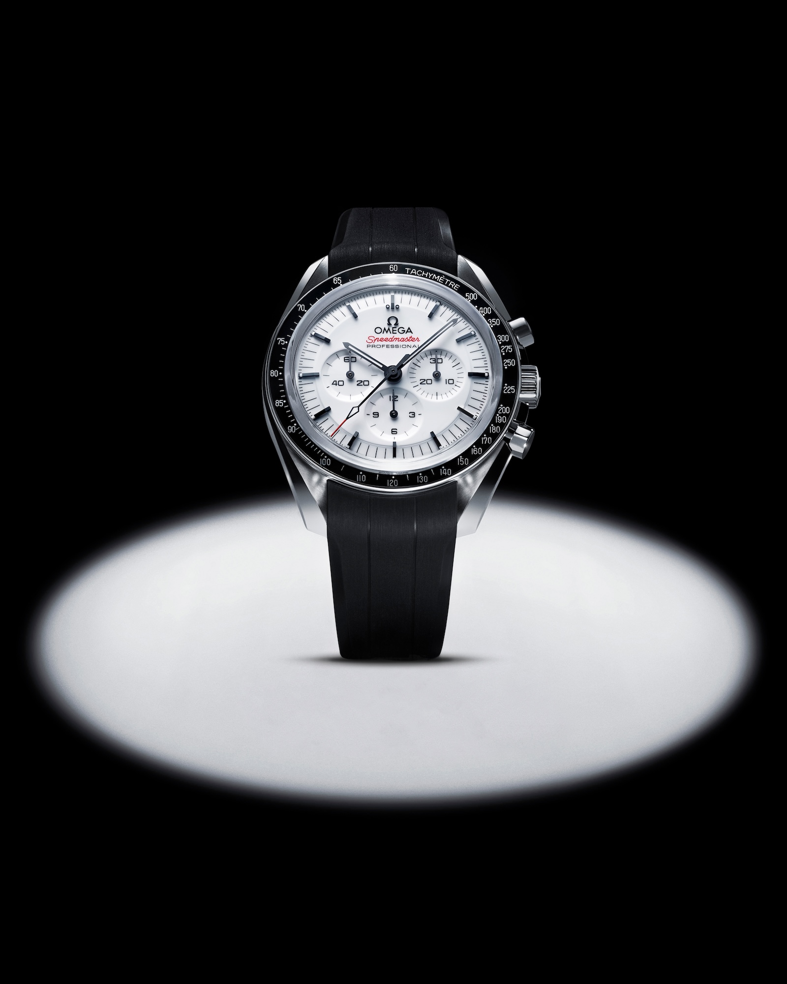 Omega Speedmaster Moonwatch White Dial - strap 1