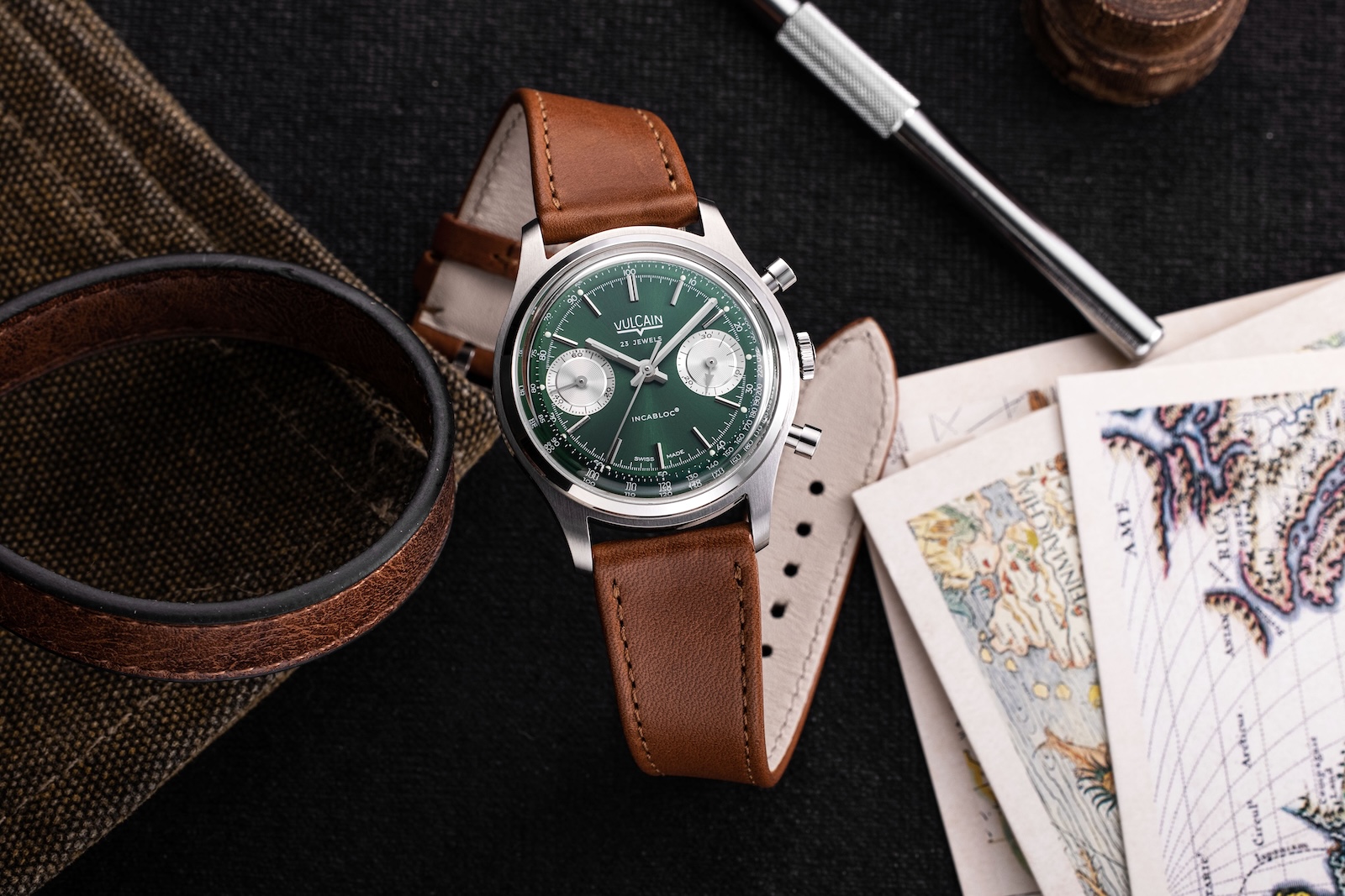 Vulcain Chronograph Green - art 1