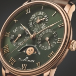Blancpain Villeret Quantième Perpétuel 6656 en oro rojo y esfera verde