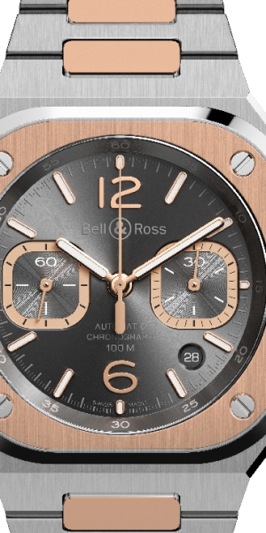 Bell & Ross BR 05 Chrono Grey Steel & Gold