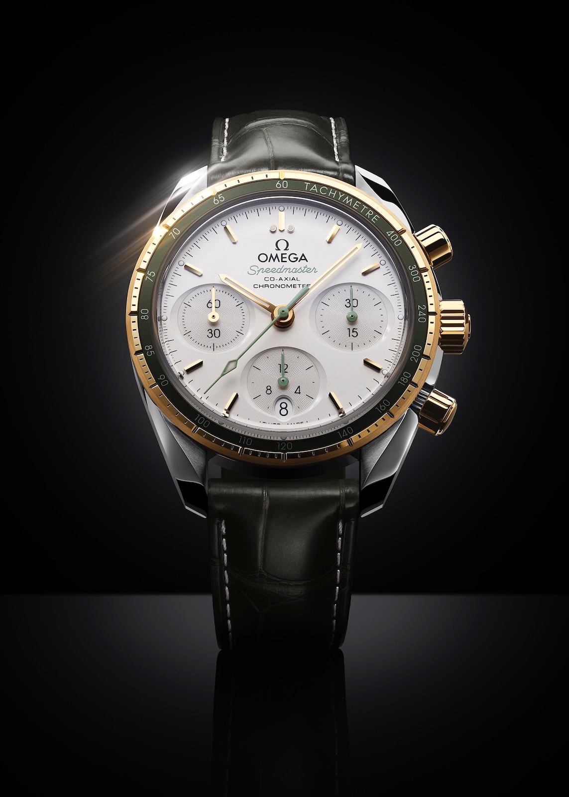 Omega Speedmaster 38 Originals - steel-gold strap