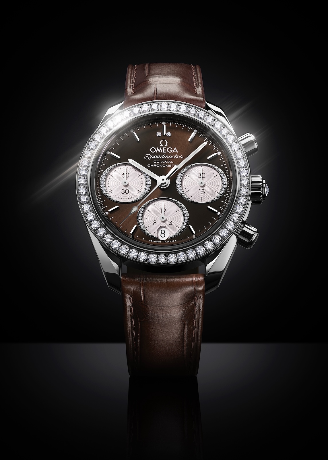 Omega Speedmaster 38 - steel brown strap
