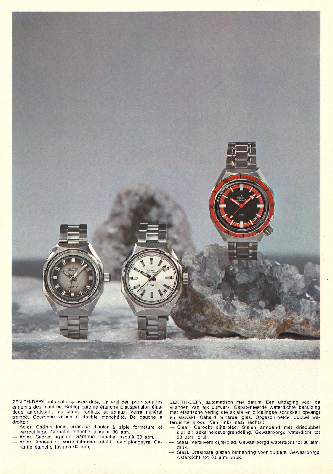 Zenith en Watches and Wonders 2024 - Defy Revival A3648 historical Ad