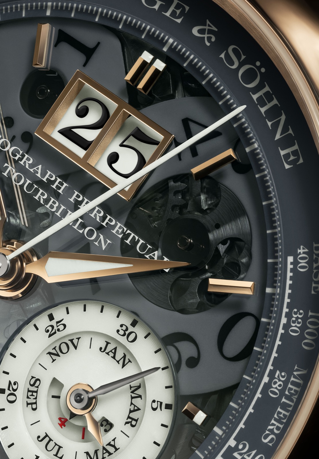 A. Lange & Söhne Datograph Perpetual Tourbillon Honeygold “Lumen”