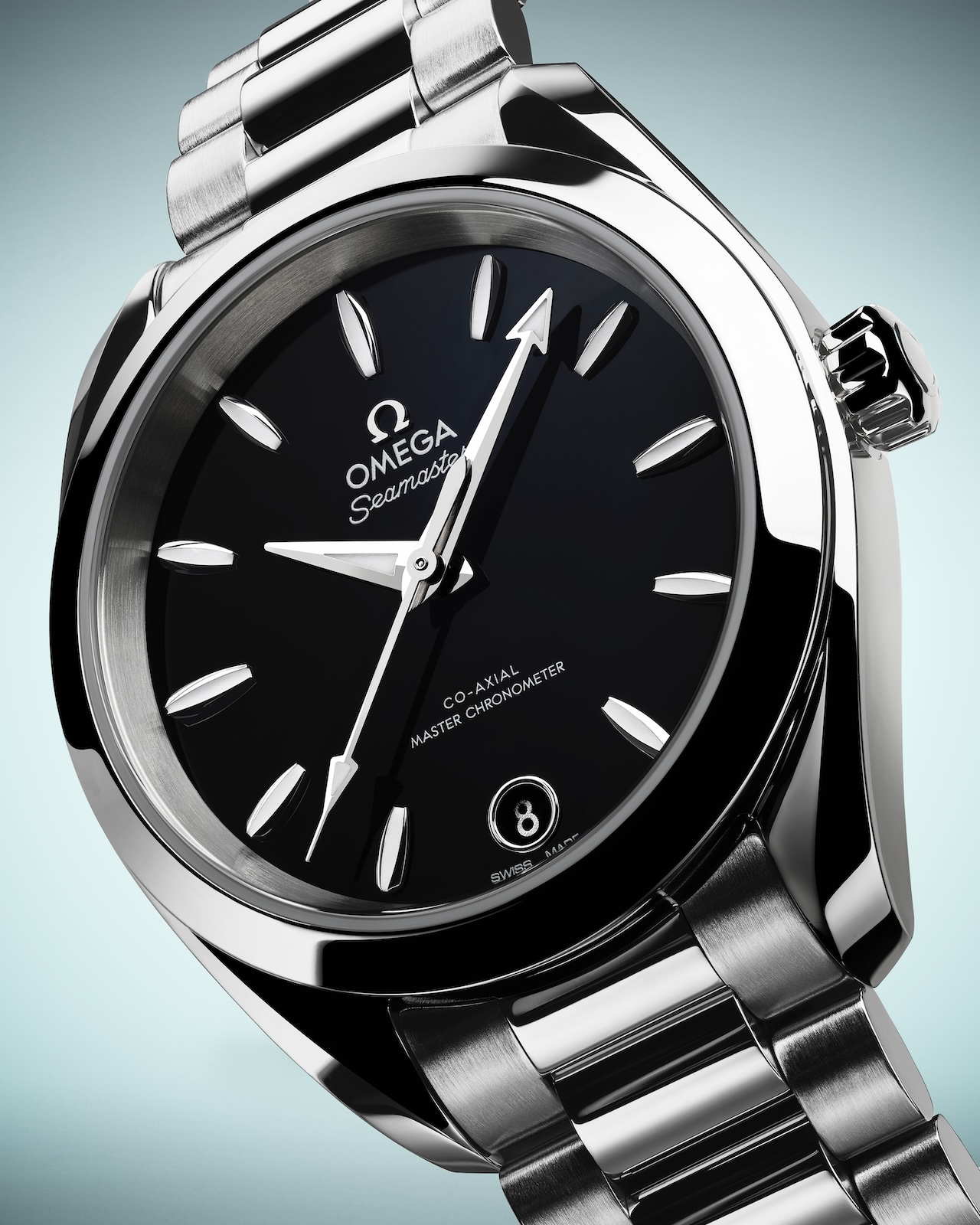 Omega Seamaster Aqua Terra Black Dial - dial 34b