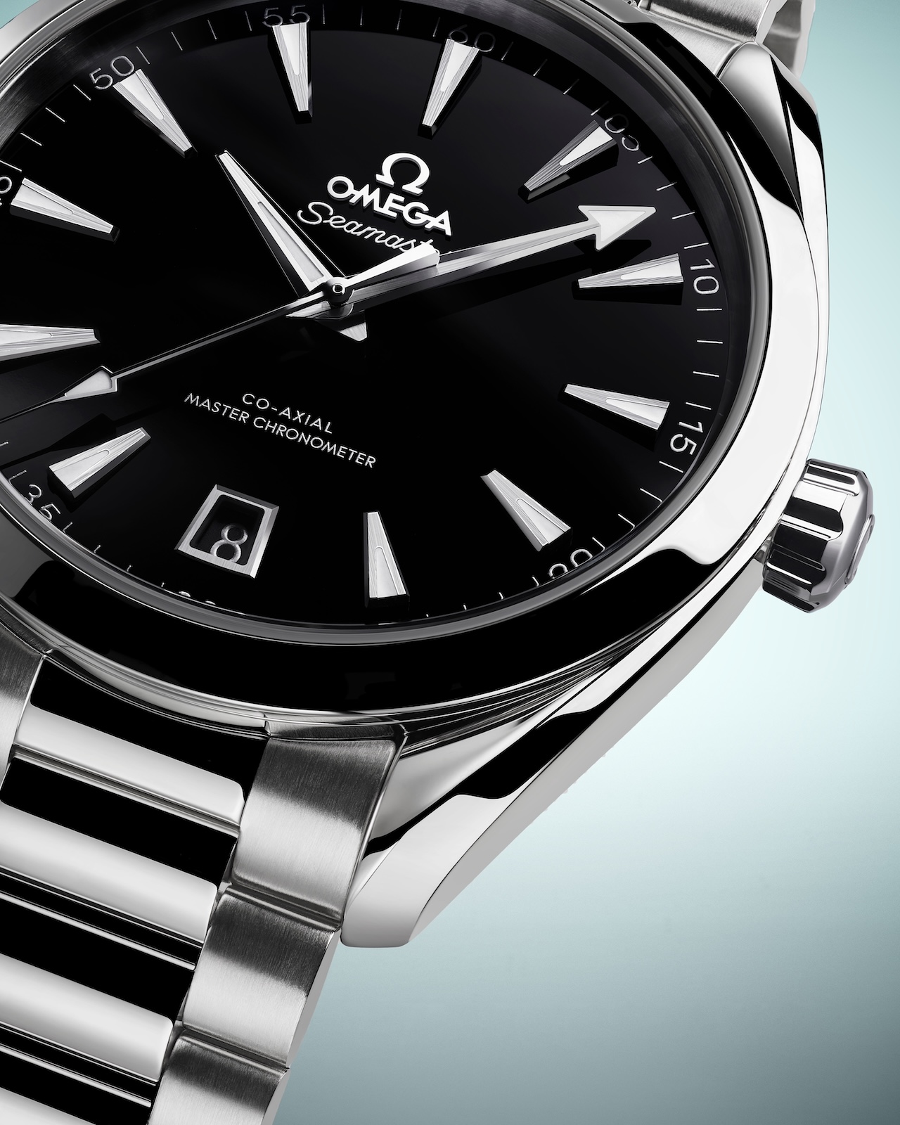 Omega Seamaster Aqua Terra Black Dial - dial