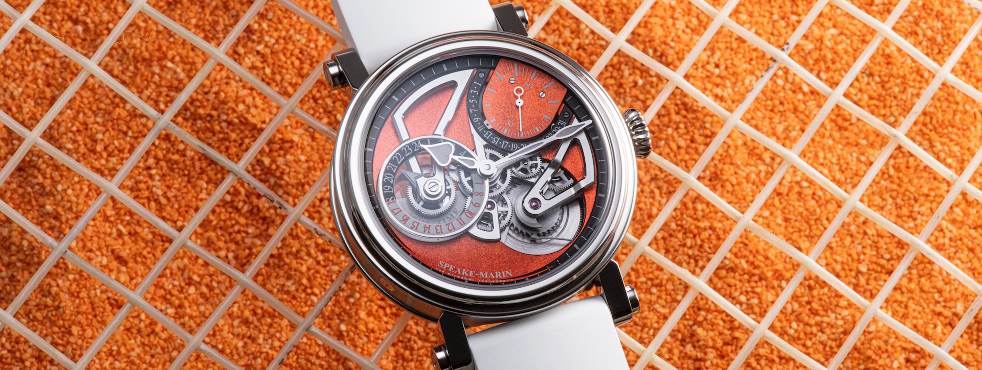 Speake Marin Openworked Dual Time Terracotta - cover
