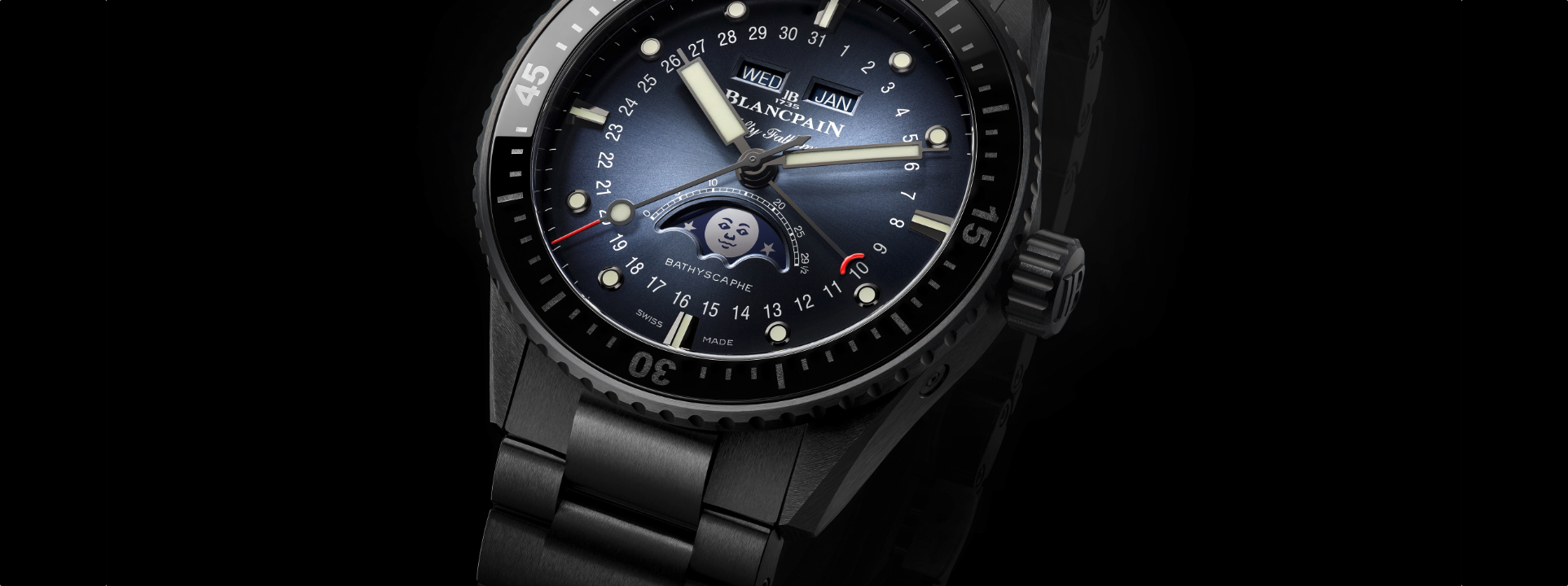 Blancpain Bathyscaphe Quantième Complet Phases de Lune 
