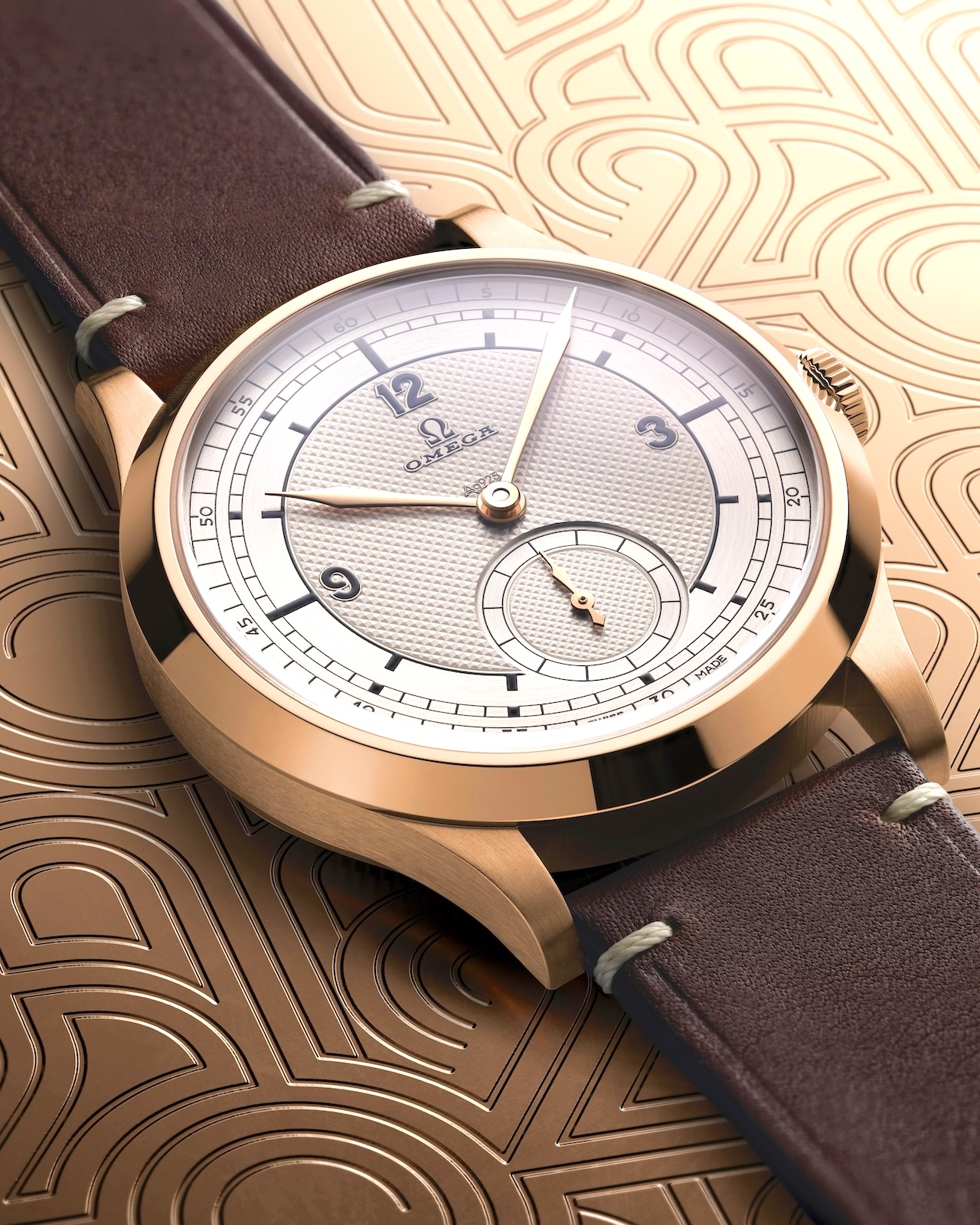 Omega Paris 2024 Bronze Gold Edition - dial