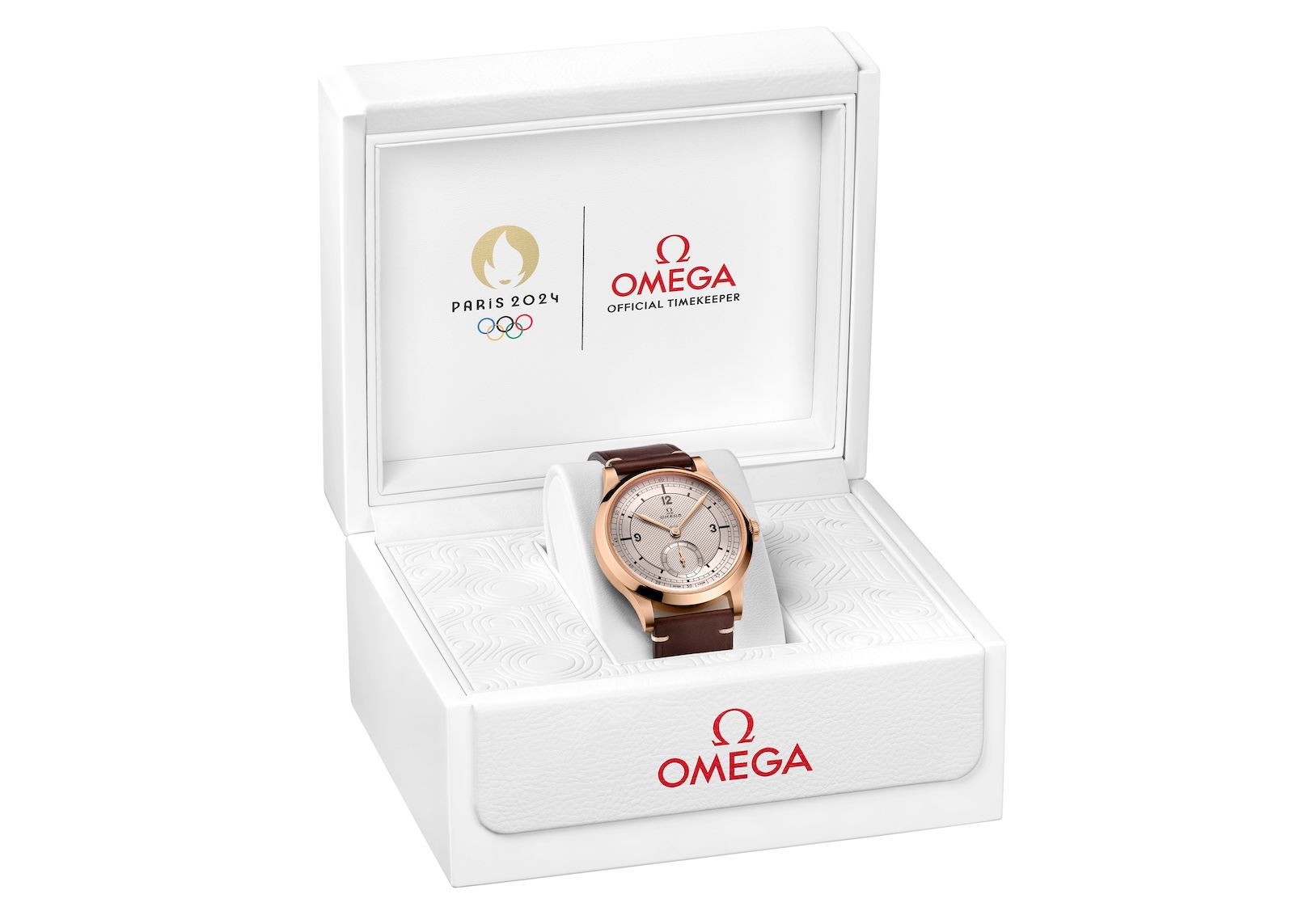 Omega Paris 2024 Bronze Gold Edition - estuche
