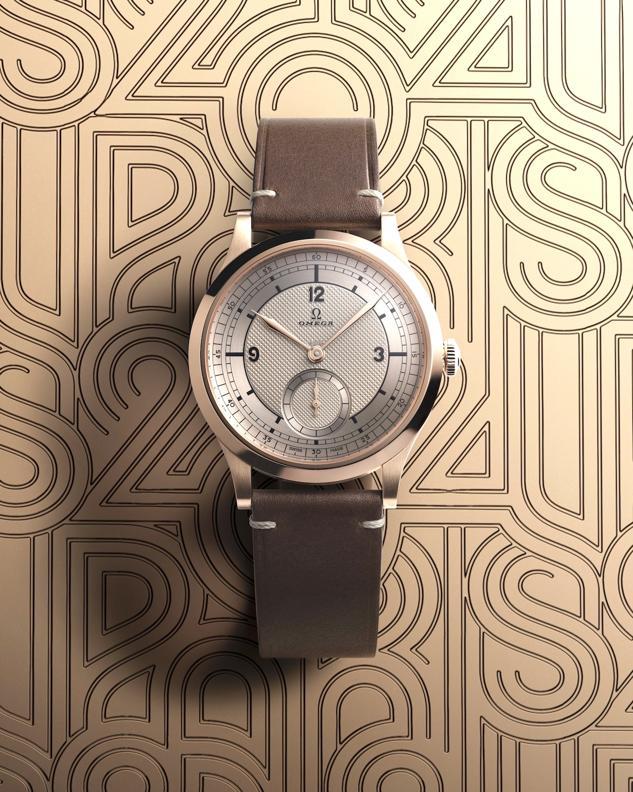Omega Paris 2024 Bronze Gold Edition - front