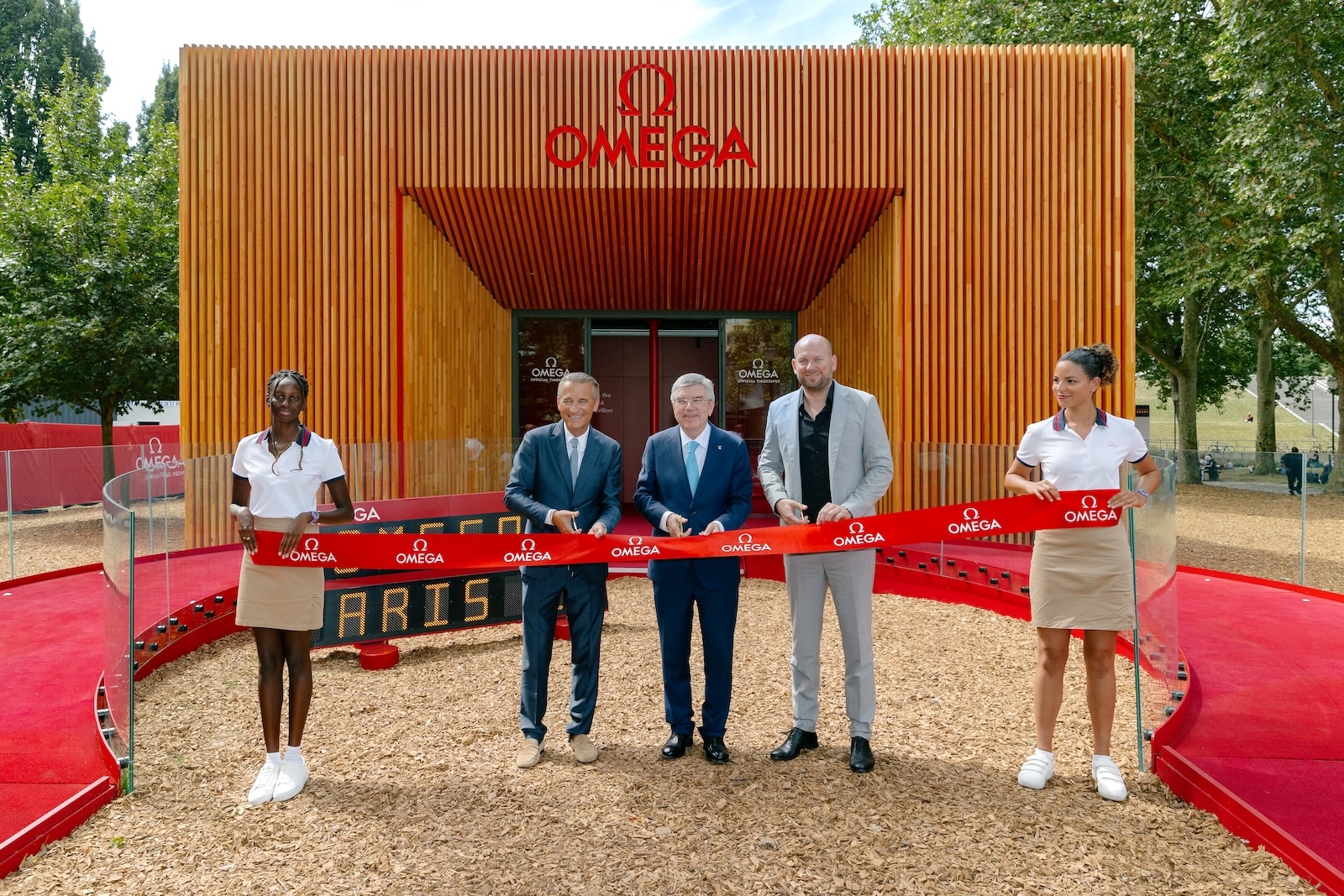 Omega Pavillon Paris 2024 - ceremonia