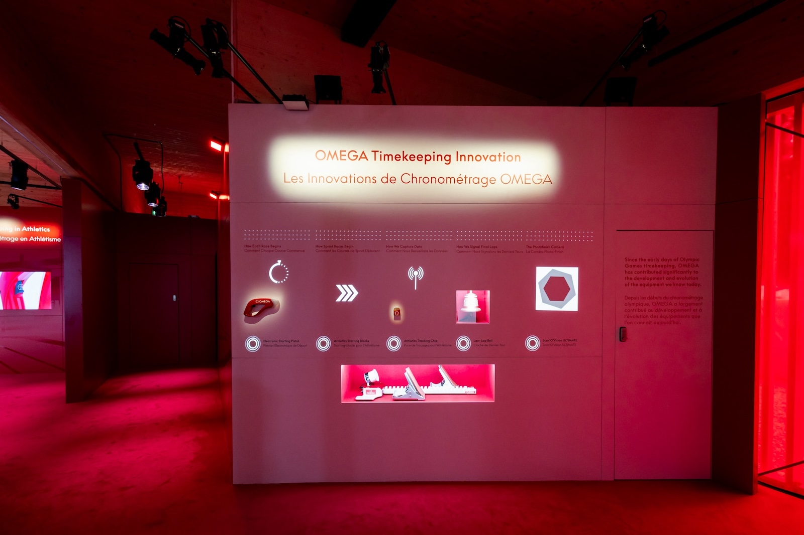 Omega Pavillon Paris 2024 - historia cronometraje