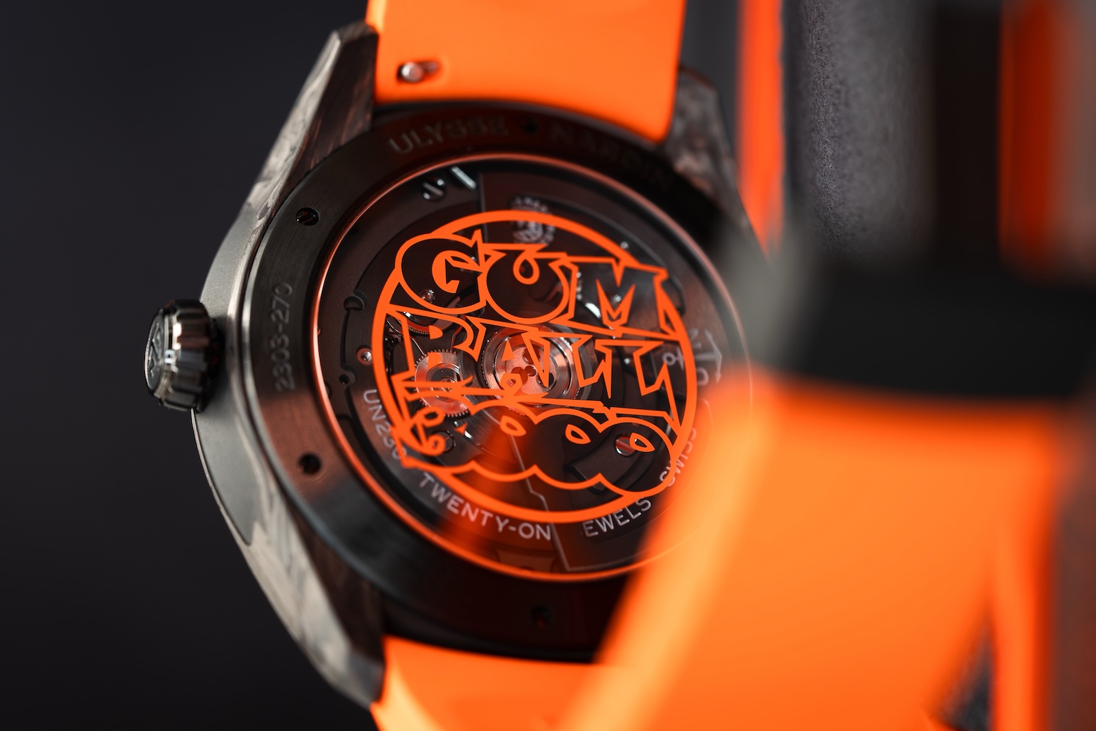 Ulysse Nardin Freak X Gumball 3000 - caseback