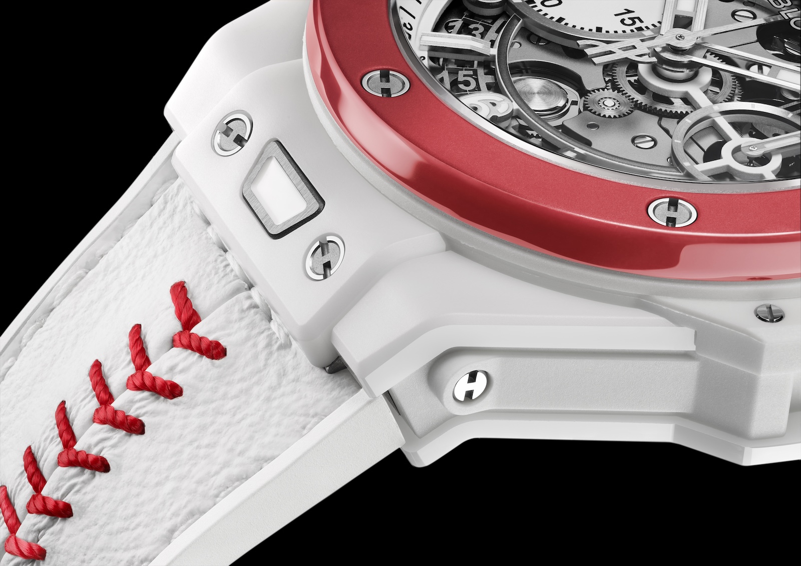 Hublot Big Bang Unico Left Handed White Ceramic - strap