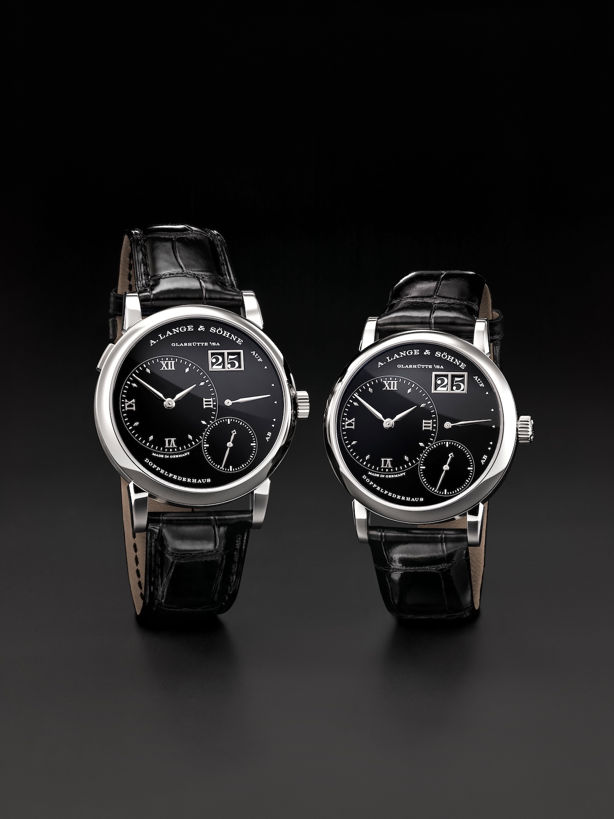 Nuevos Lange 1 de A. Lange & Shöne - Lange 1 platinum onyx duo
