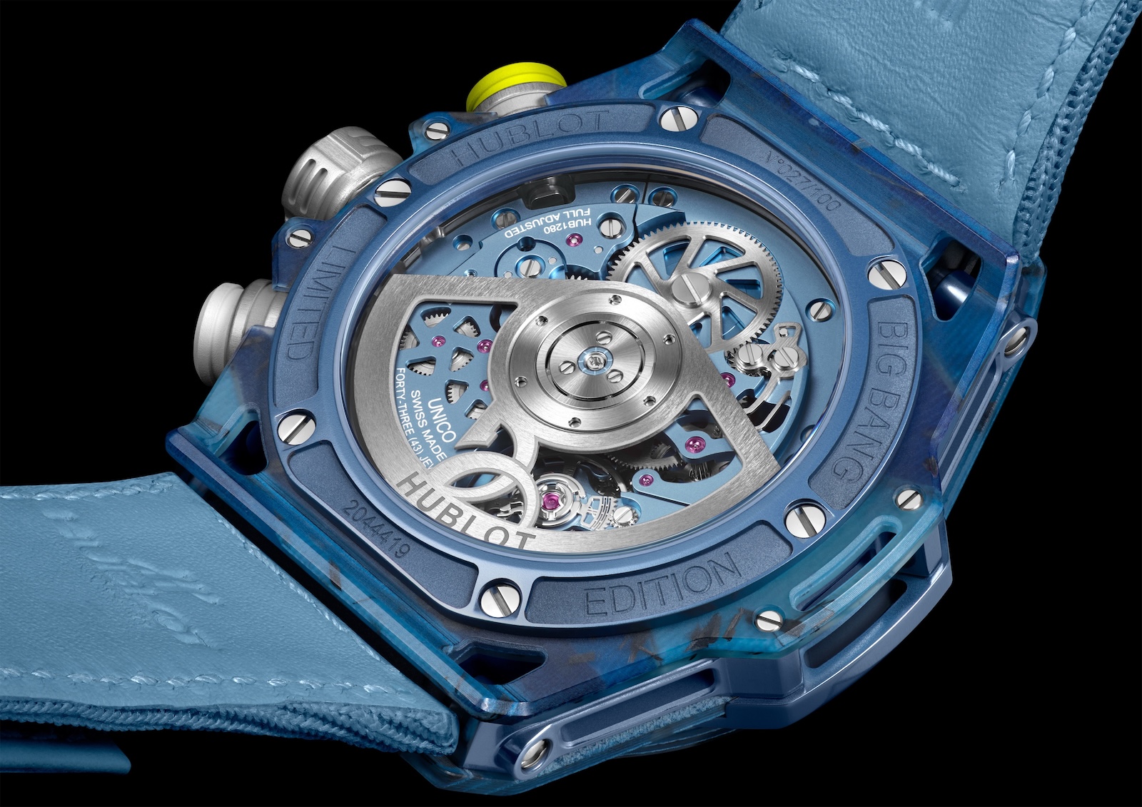 Hublot Big Bang Unico Novak Djokovic - caseback