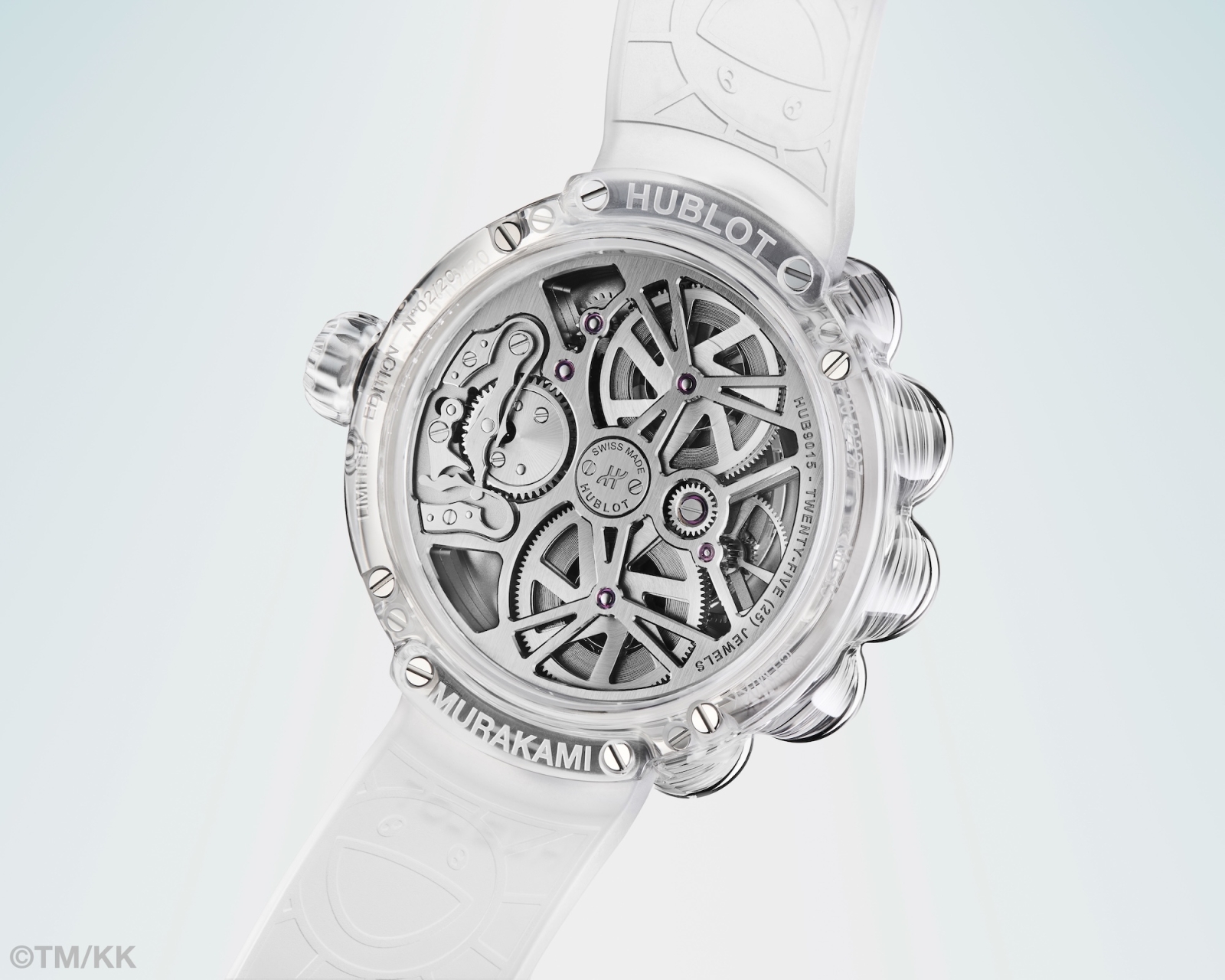 Hublot MP-15 Takashi Murakami Tourbillon Sapphire Rainbow - caseback