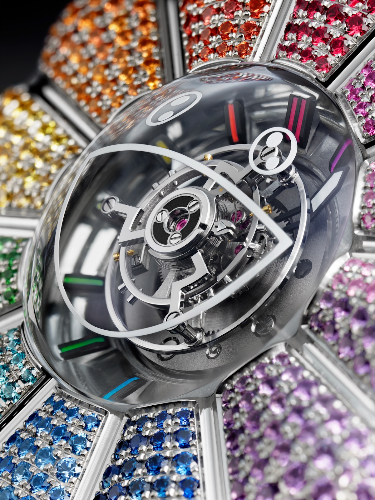 Hublot MP-15 Takashi Murakami Tourbillon Sapphire Rainbow - tourbillon