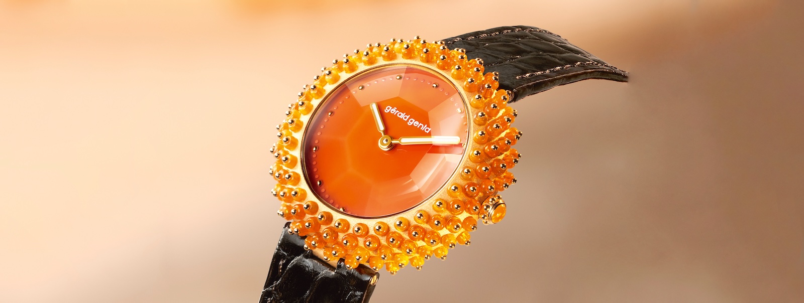 Gerald Genta Gentissima Oursin Fire Opal