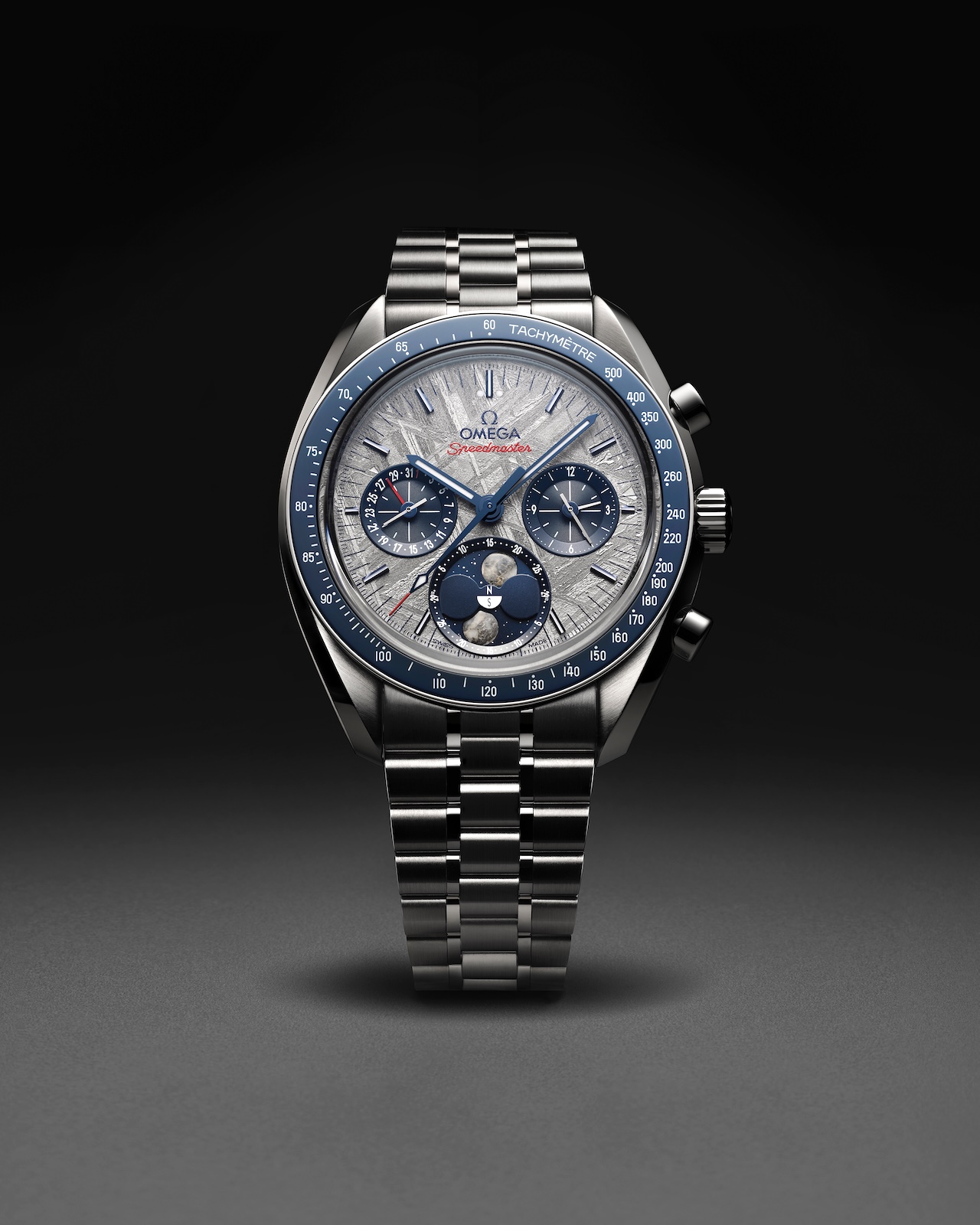Omega Speedmaster Moonphase Meteorite - Grey