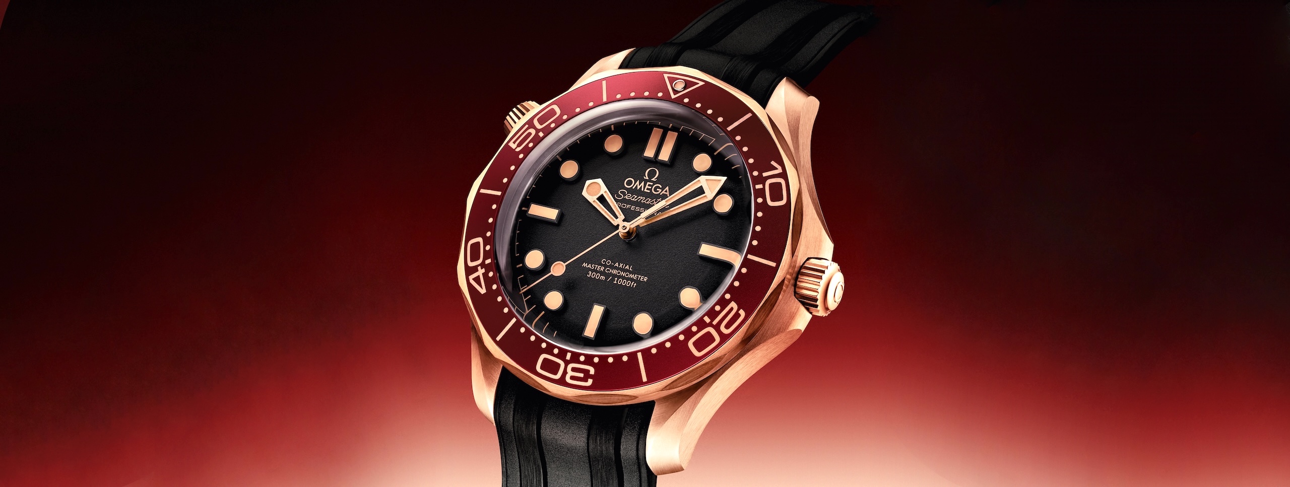Omega Seamaster Diver 300M Bronze Gold Burgundy - cover