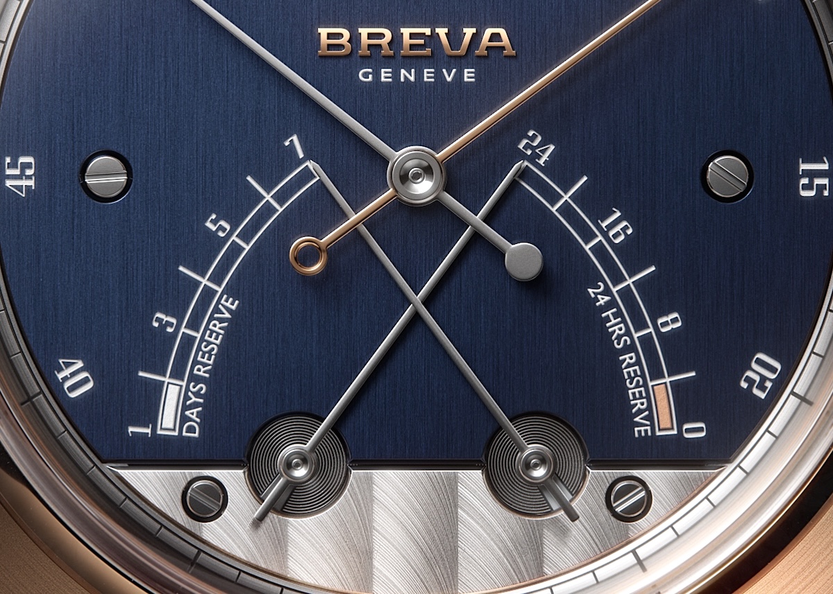 Breva Geneve Segreto di Lario - power reserve