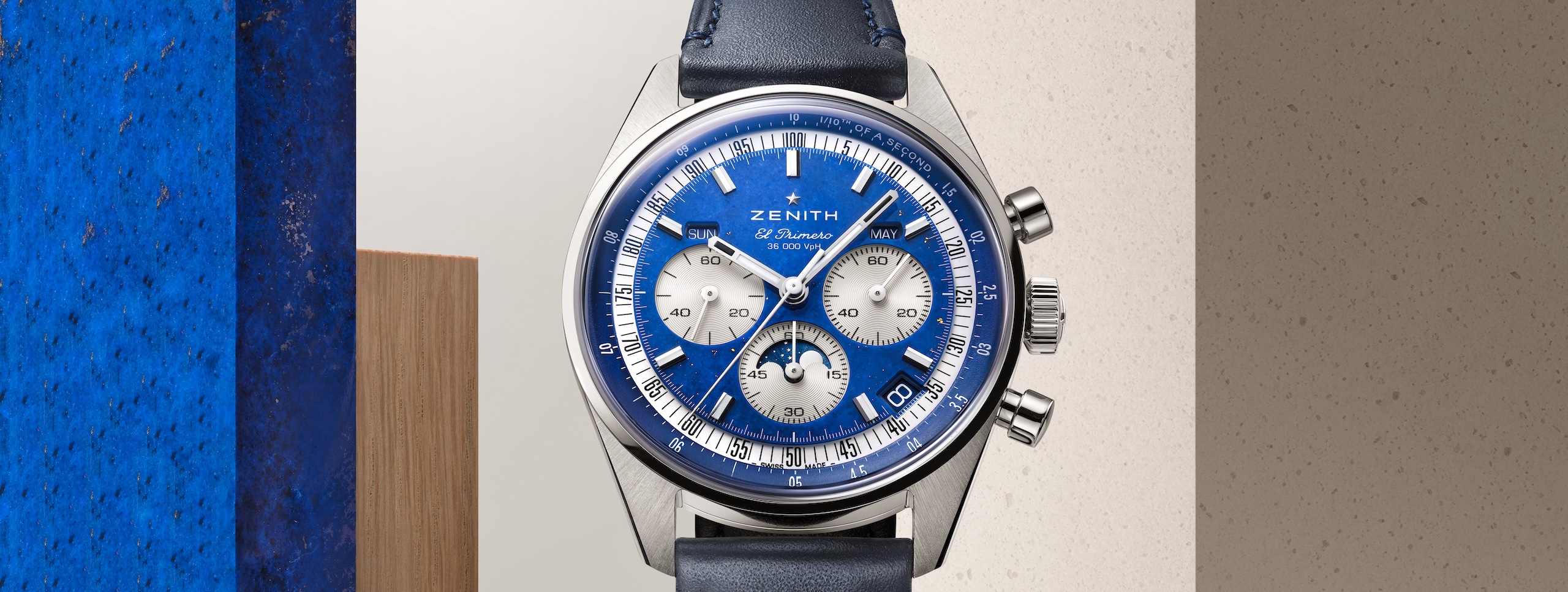 Zenith Chronomaster Original Triple Calendar Lapis Lazuli - cover 2
