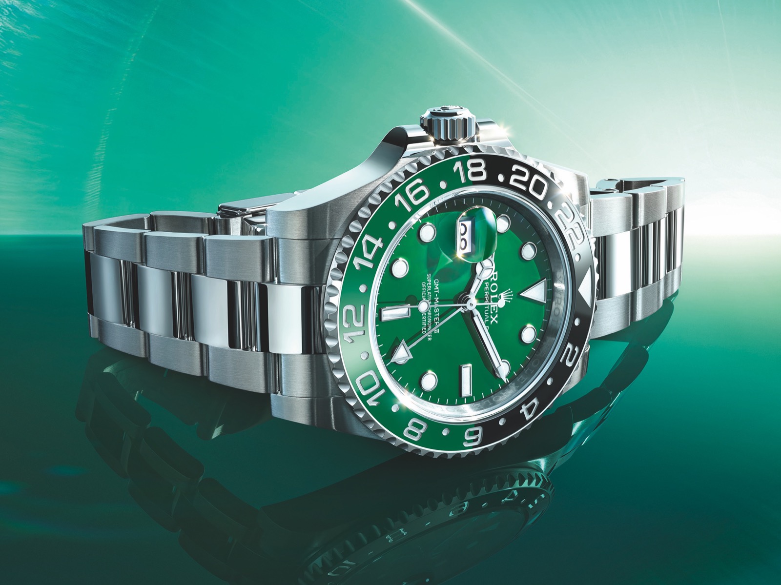 Rolex GMT-Master II Left Hand, con esfera verde_03