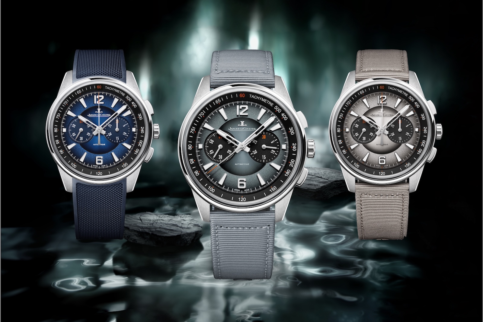Jaeger-LeCoultre Polaris Chronograph Ocean Grey - trio