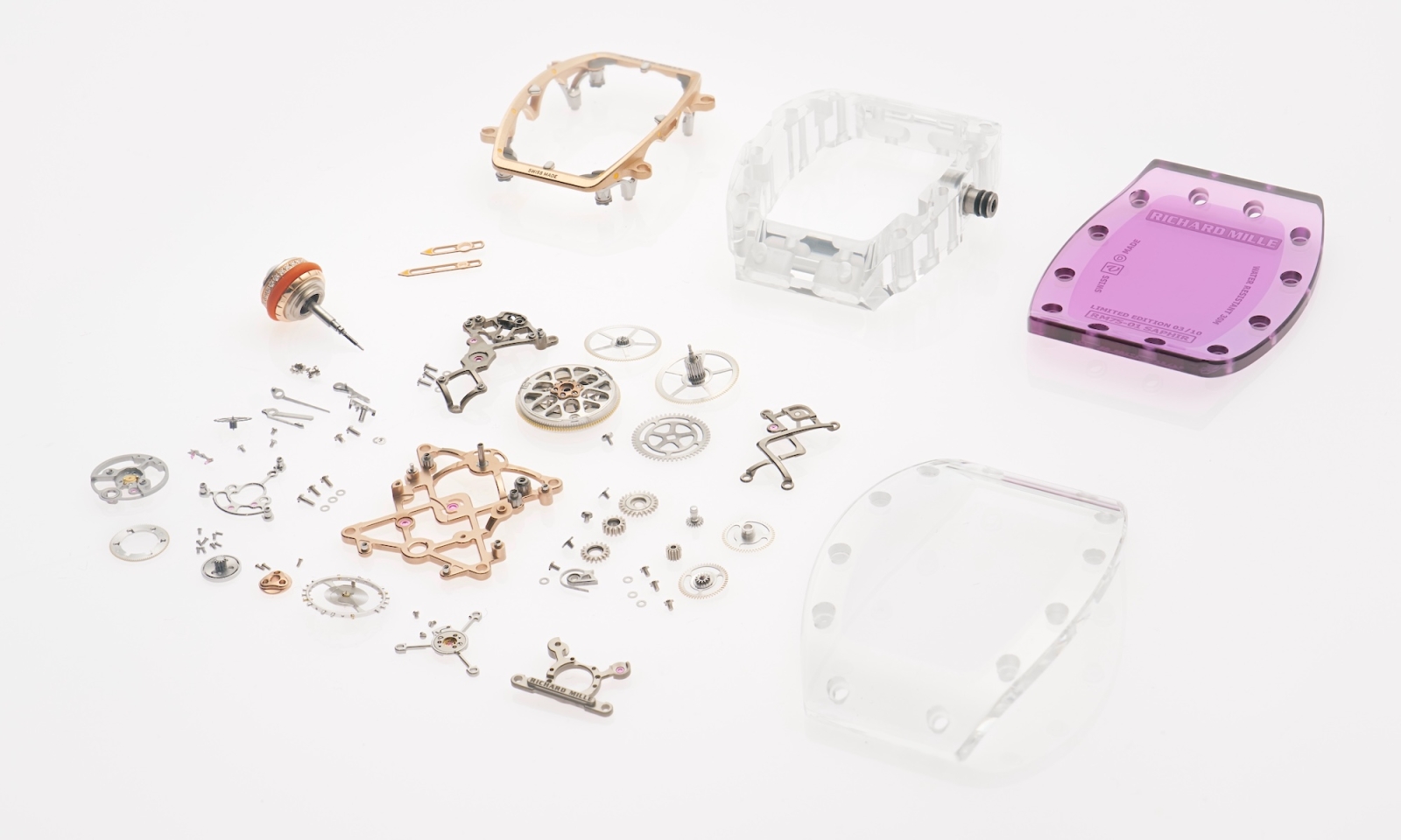 Richard Mille RM-75 Saphire - despiece