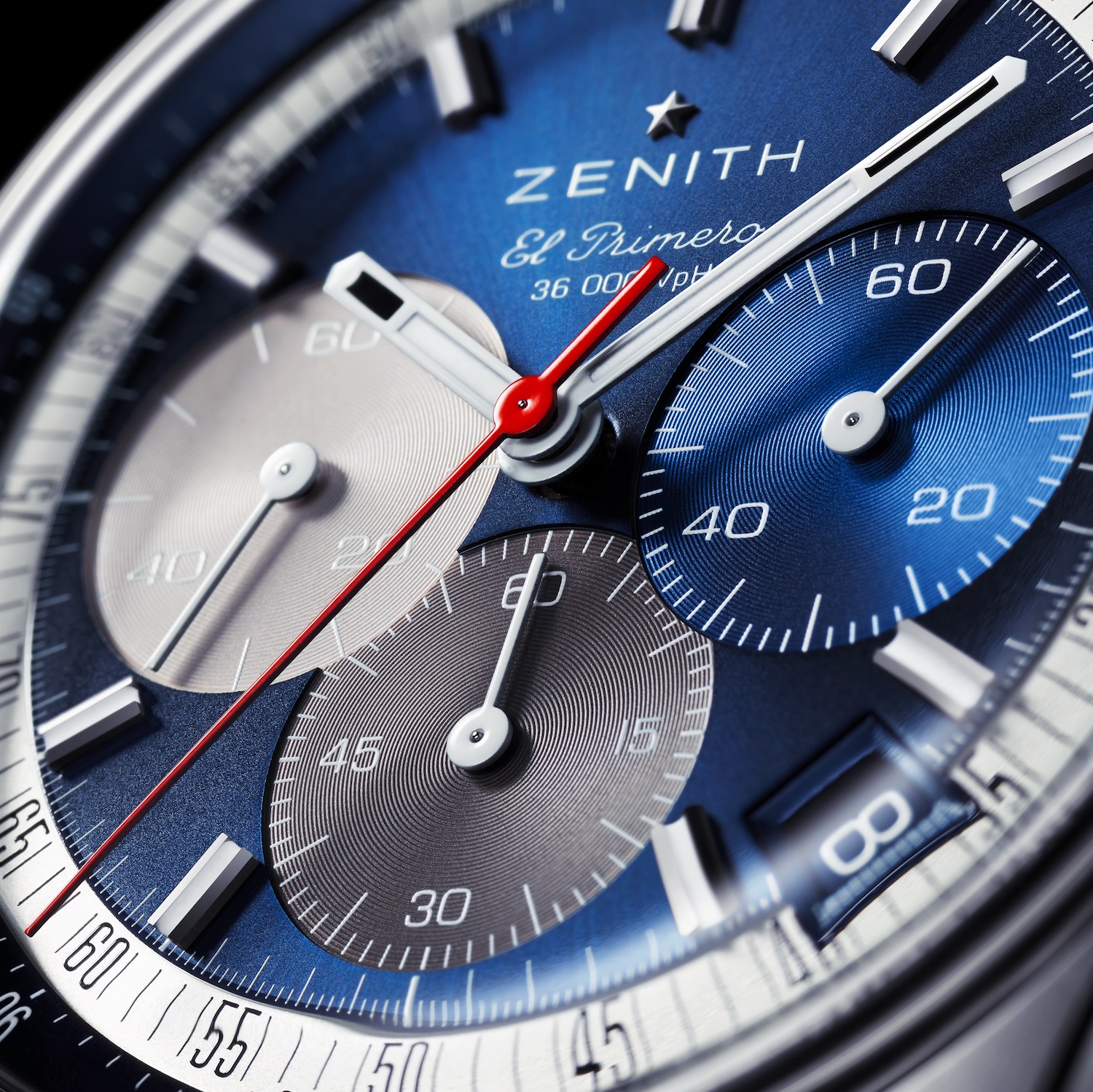 Zenith Chronomaster Original Blue - dial