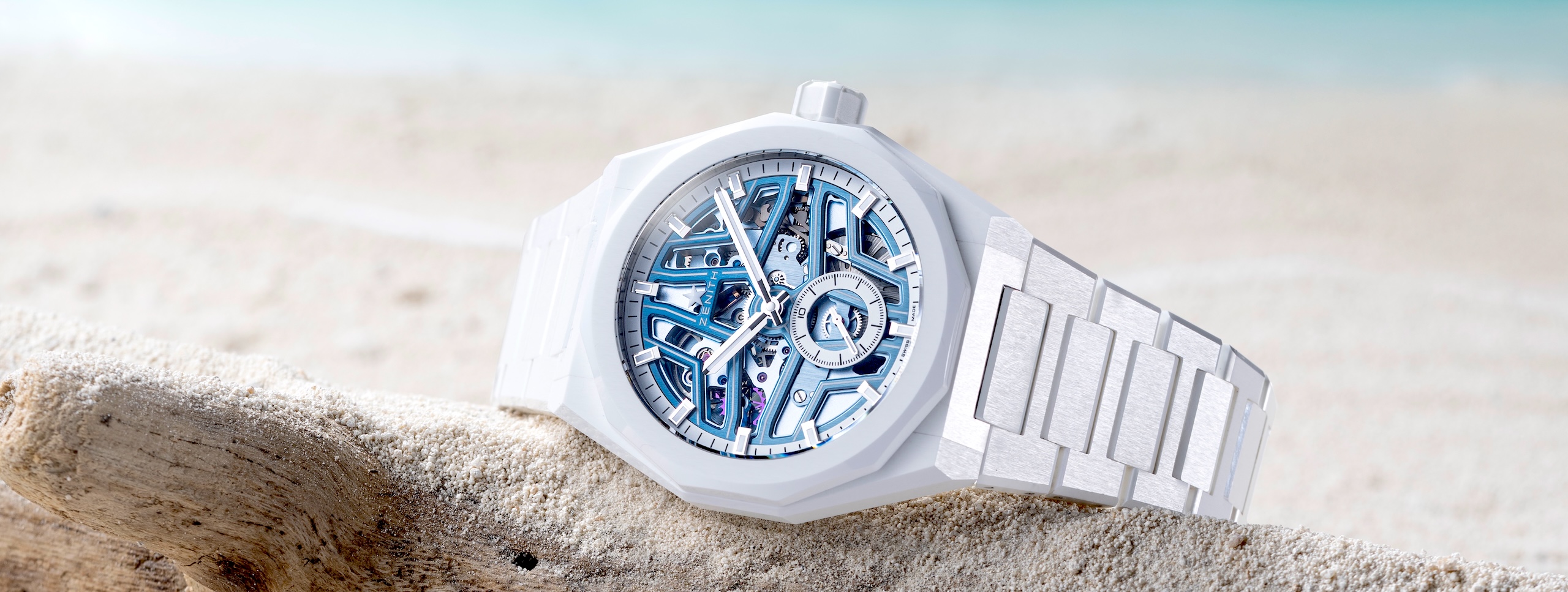 Zenith Defy Skyline Skeleton White Surfer Ceramic - cover