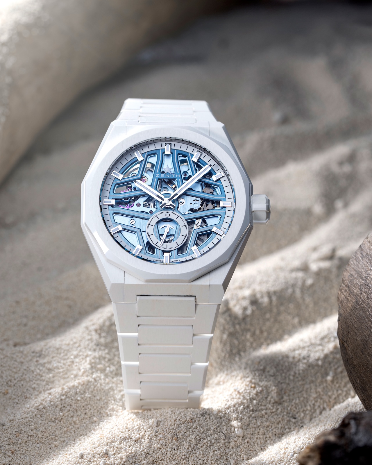 Zenith Defy Skyline Skeleton White Surfer Ceramic